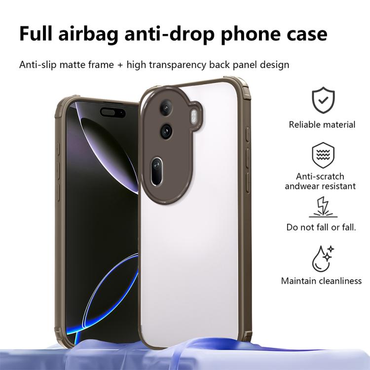 For OPPO Reno11 Pro Global Four Corners Shield Shockproof TPU Hybrid PC Phone Case