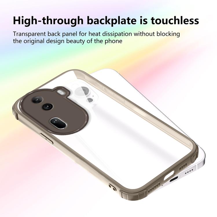 For OPPO Reno11 Pro Global Four Corners Shield Shockproof TPU Hybrid PC Phone Case