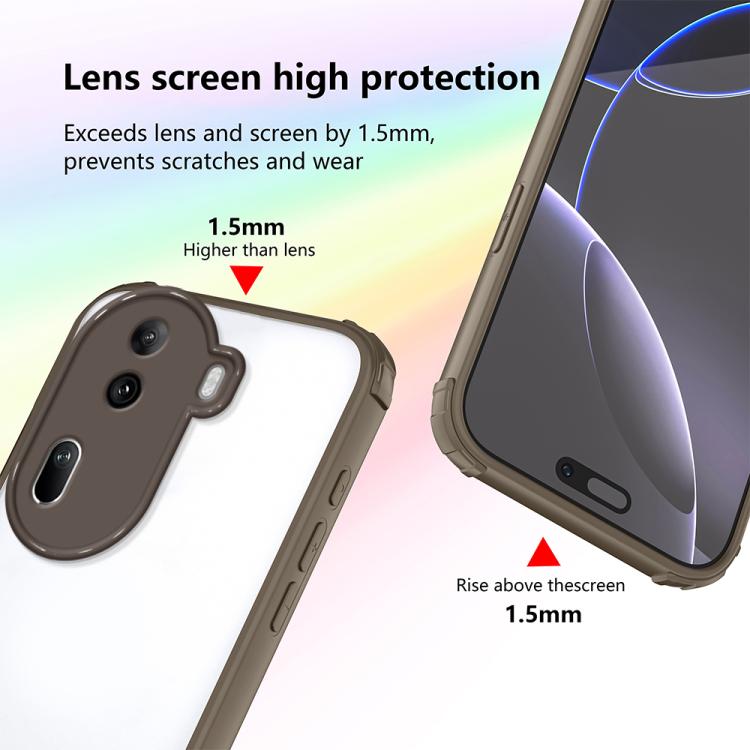 For OPPO Reno11 Pro Global Four Corners Shield Shockproof TPU Hybrid PC Phone Case