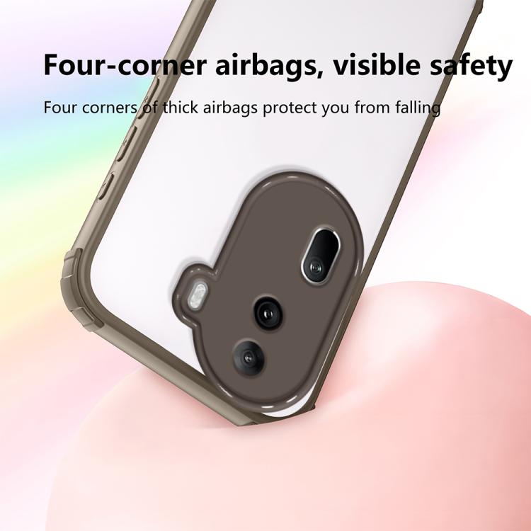 For OPPO Reno11 Pro Global Four Corners Shield Shockproof TPU Hybrid PC Phone Case
