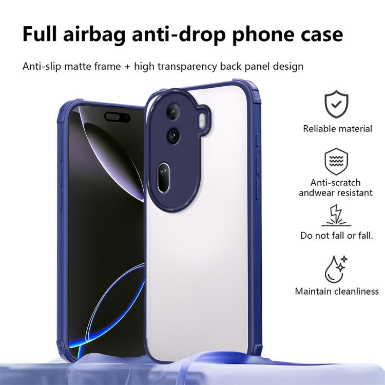 For OPPO Reno11 Pro Global Four Corners Shield Shockproof TPU Hybrid PC Phone Case