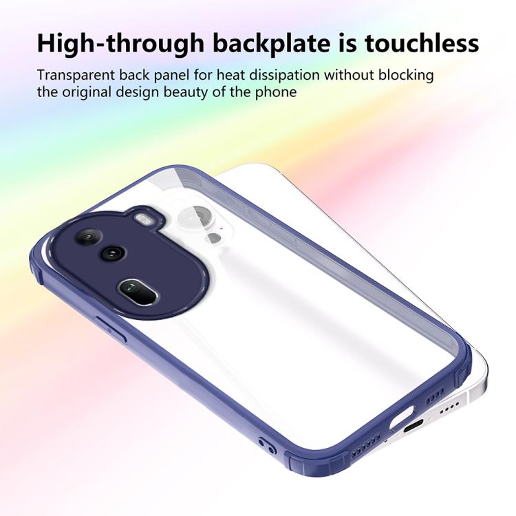 For OPPO Reno11 Pro Global Four Corners Shield Shockproof TPU Hybrid PC Phone Case