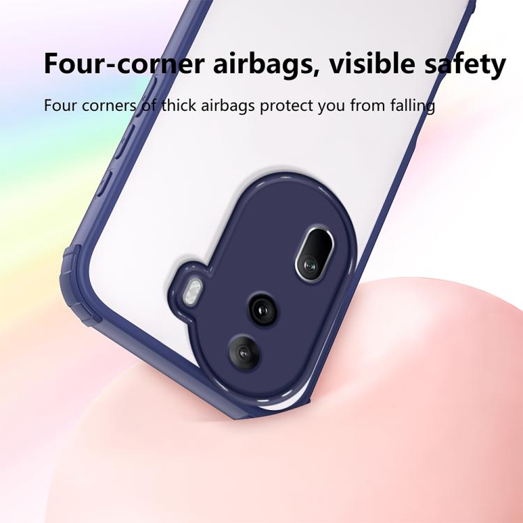 For OPPO Reno11 Pro Global Four Corners Shield Shockproof TPU Hybrid PC Phone Case