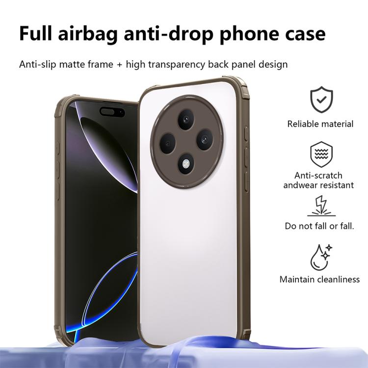For OPPO Reno12 F 5G / F27 5G Four Corners Shield Shockproof TPU Hybrid PC Phone Case