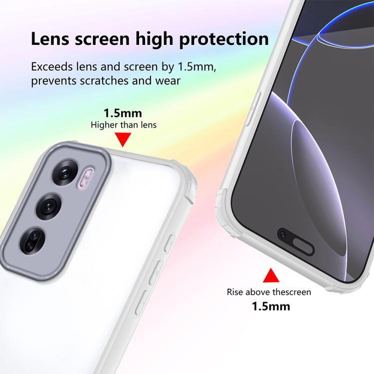 For OPPO Reno12 Pro Global Four Corners Shield Shockproof TPU Hybrid PC Phone Case