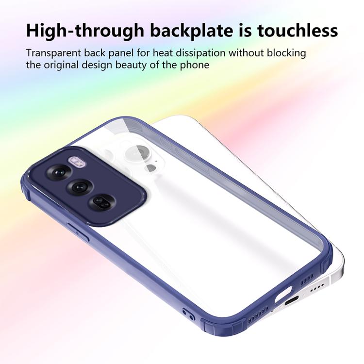 For OPPO Reno12 Pro Global Four Corners Shield Shockproof TPU Hybrid PC Phone Case