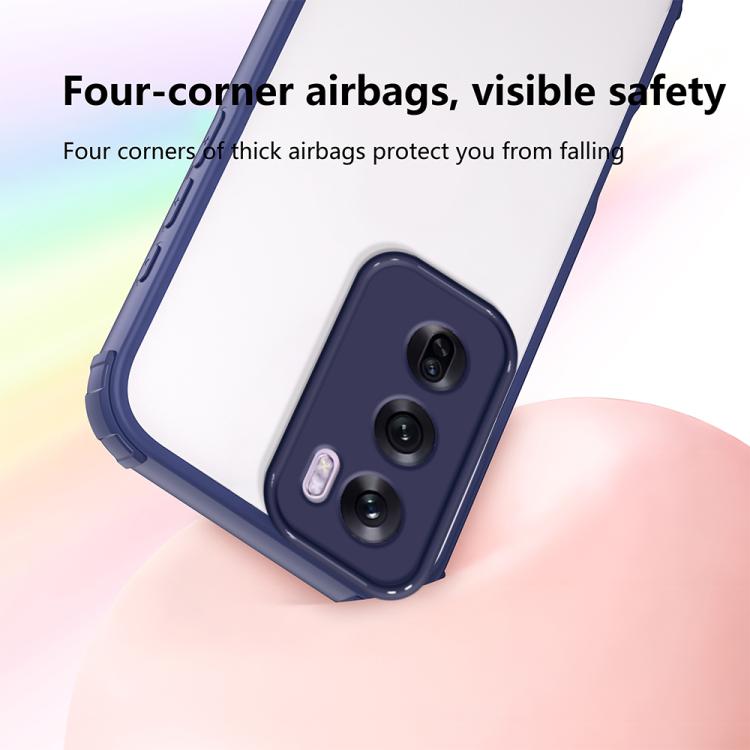 For OPPO Reno12 Pro Global Four Corners Shield Shockproof TPU Hybrid PC Phone Case