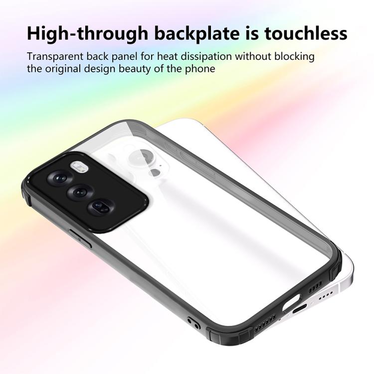 For OPPO Reno12 Global Four Corners Shield Shockproof TPU Hybrid PC Phone Case