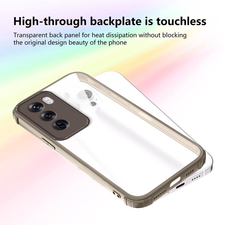 For OPPO Reno12 Global Four Corners Shield Shockproof TPU Hybrid PC Phone Case