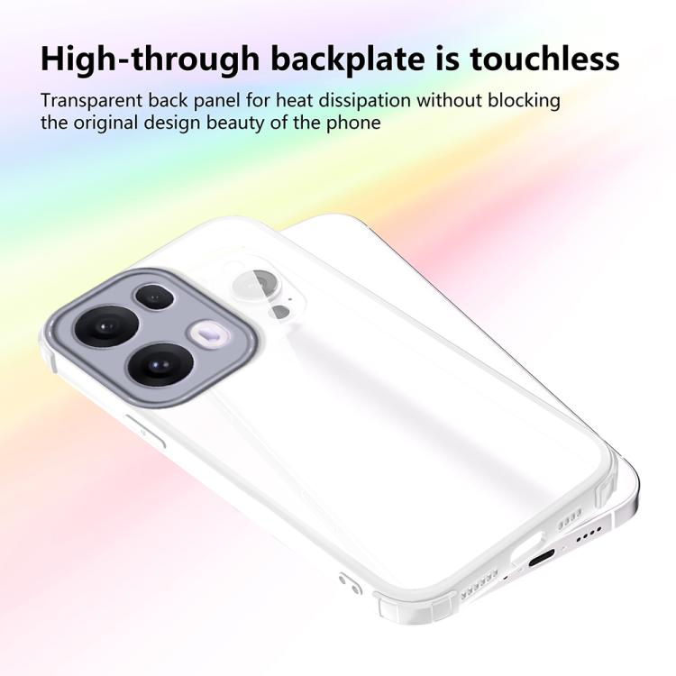 For OPPO Reno13 Pro Global Four Corners Shield Shockproof TPU Hybrid PC Phone Case