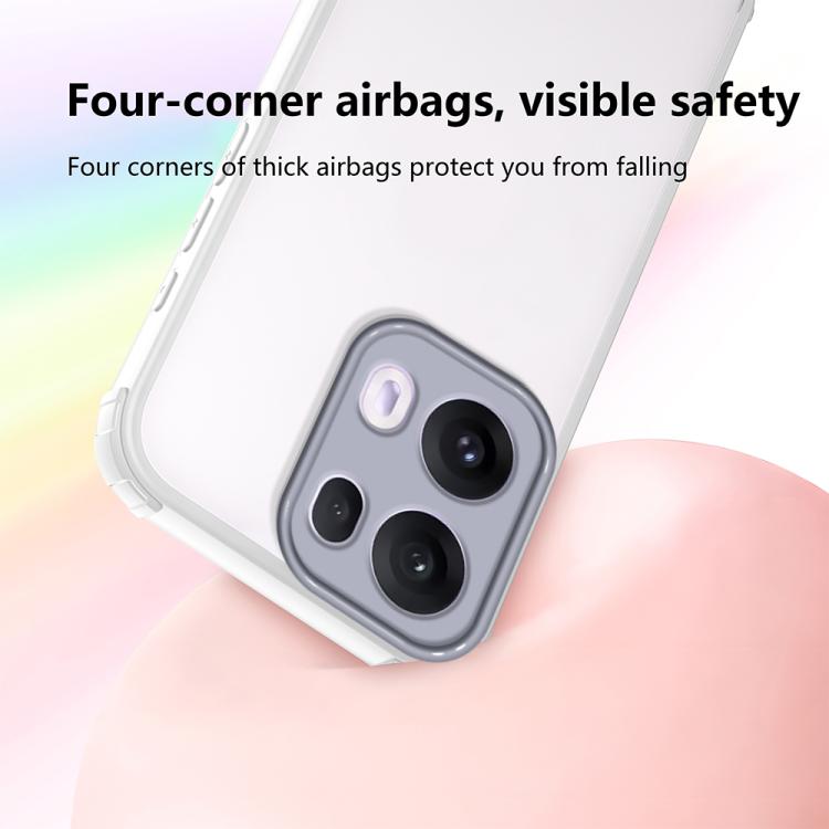 For OPPO Reno13 Pro Global Four Corners Shield Shockproof TPU Hybrid PC Phone Case