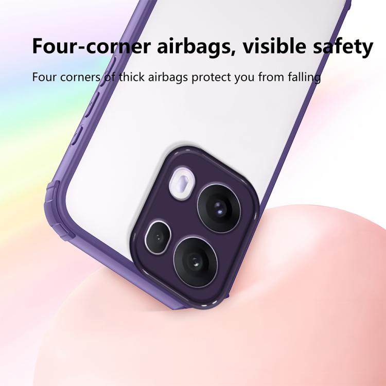 For OPPO Reno13 Pro Global Four Corners Shield Shockproof TPU Hybrid PC Phone Case