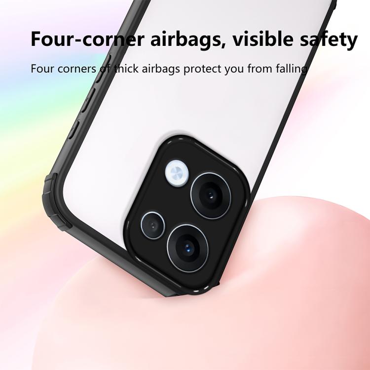 For OPPO Reno13 Global Four Corners Shield Shockproof TPU Hybrid PC Phone Case