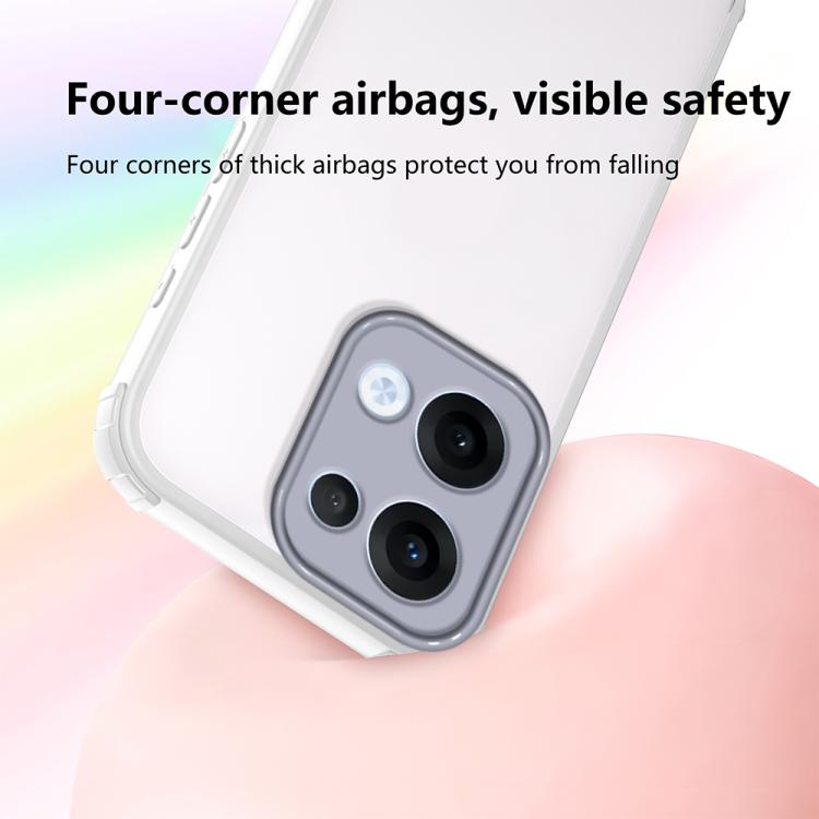 For OPPO Reno13 Global Four Corners Shield Shockproof TPU Hybrid PC Phone Case