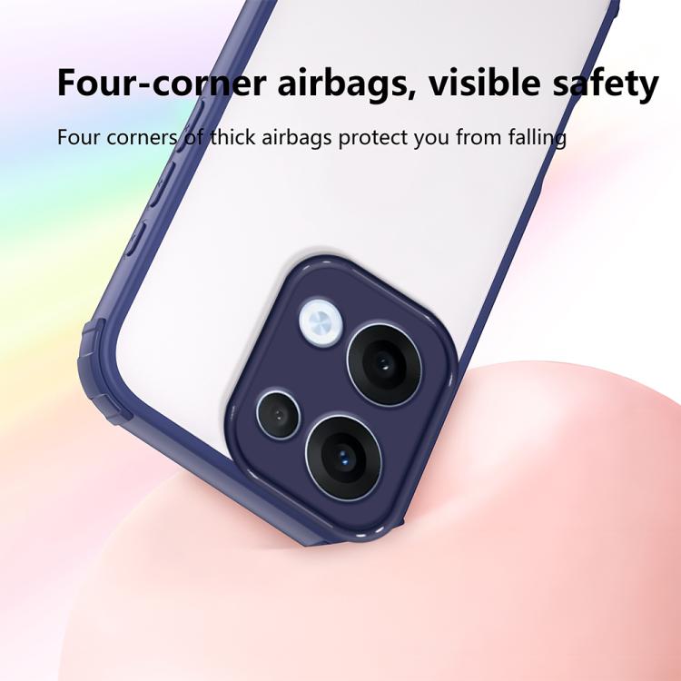 For OPPO Reno13 Global Four Corners Shield Shockproof TPU Hybrid PC Phone Case