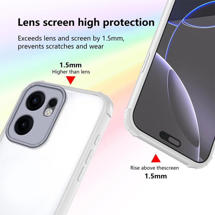 For OPPO Reno13 F 5G / 4G Four Corners Shield Shockproof TPU Hybrid PC Phone Case