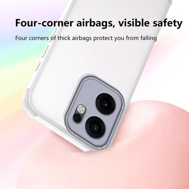 For OPPO Reno13 F 5G / 4G Four Corners Shield Shockproof TPU Hybrid PC Phone Case