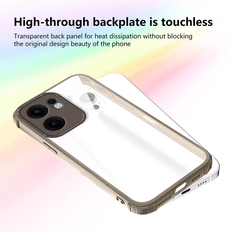 For OPPO Reno13 F 5G / 4G Four Corners Shield Shockproof TPU Hybrid PC Phone Case