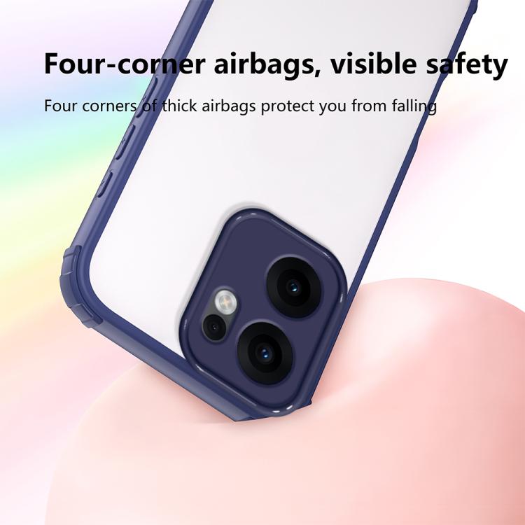 For OPPO Reno13 F 5G / 4G Four Corners Shield Shockproof TPU Hybrid PC Phone Case