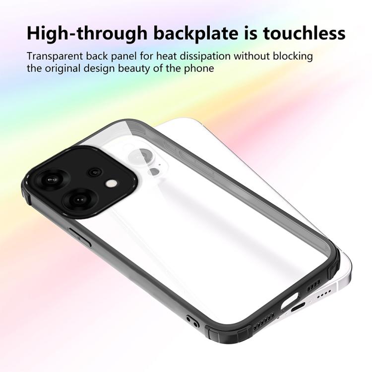 For OPPO Reno14 Global Four Corners Shield Shockproof TPU Hybrid PC Phone Case