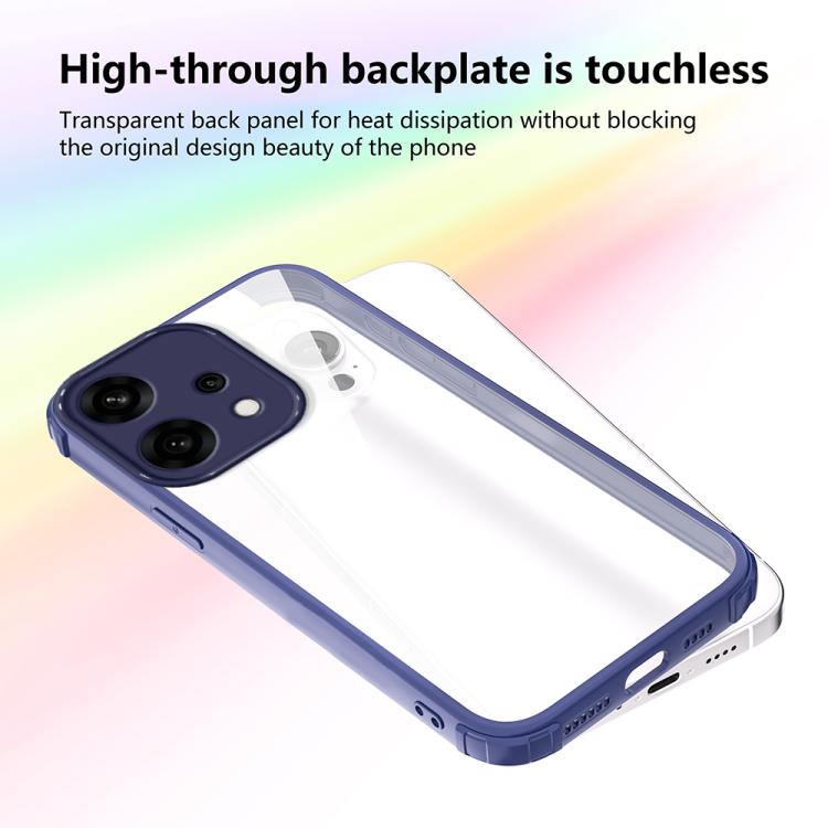 For OPPO Reno14 Global Four Corners Shield Shockproof TPU Hybrid PC Phone Case