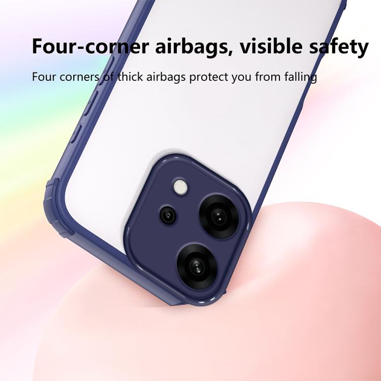 For OPPO Reno14 Global Four Corners Shield Shockproof TPU Hybrid PC Phone Case