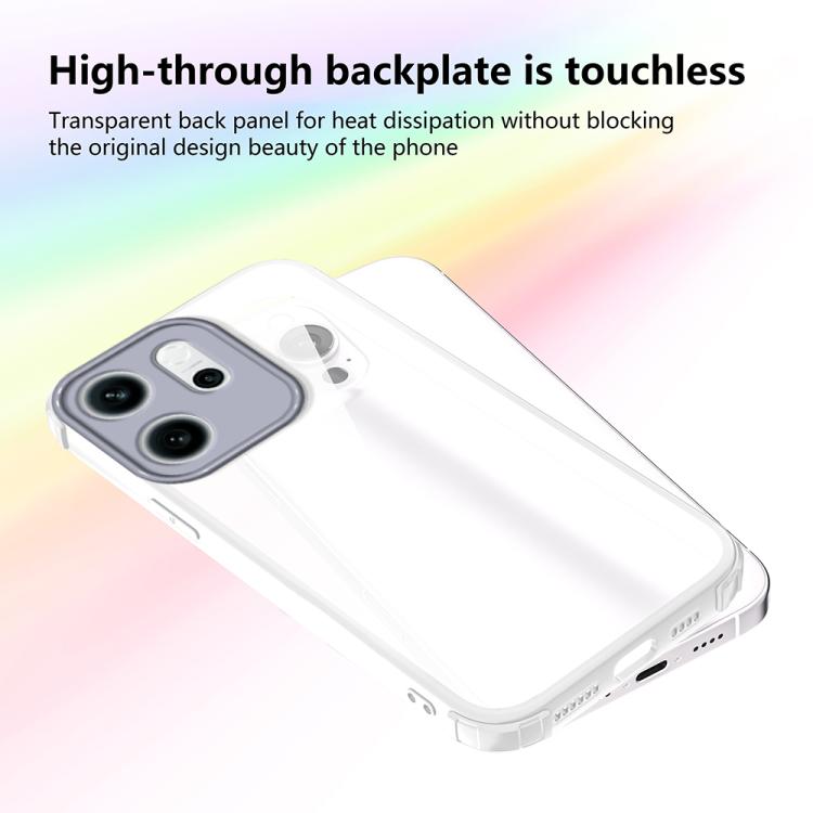 For OPPO Reno14 F 5G Four Corners Shield Shockproof TPU Hybrid PC Phone Case