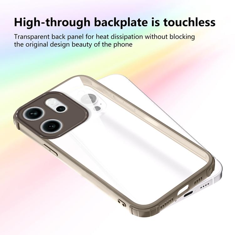 For OPPO Reno14 F 5G Four Corners Shield Shockproof TPU Hybrid PC Phone Case