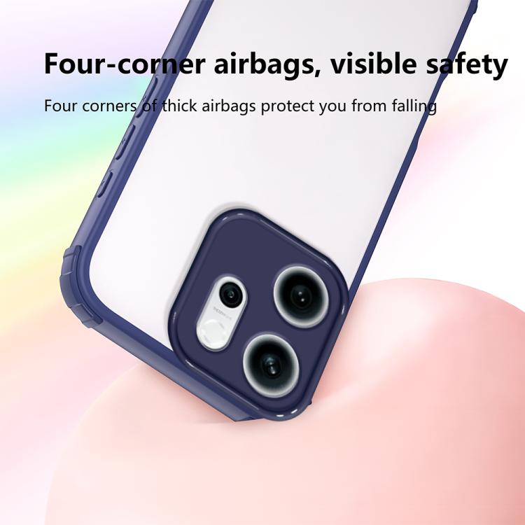 For OPPO Reno14 F 5G Four Corners Shield Shockproof TPU Hybrid PC Phone Case