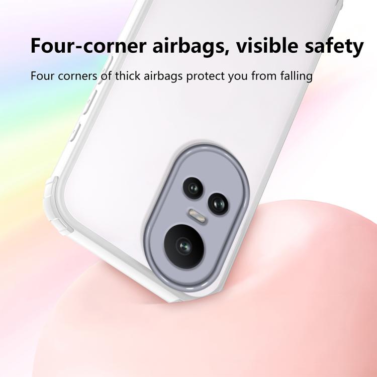 For OPPO Reno10 / Reno10 Pro Global Four Corners Shield Shockproof TPU Hybrid PC Phone Case
