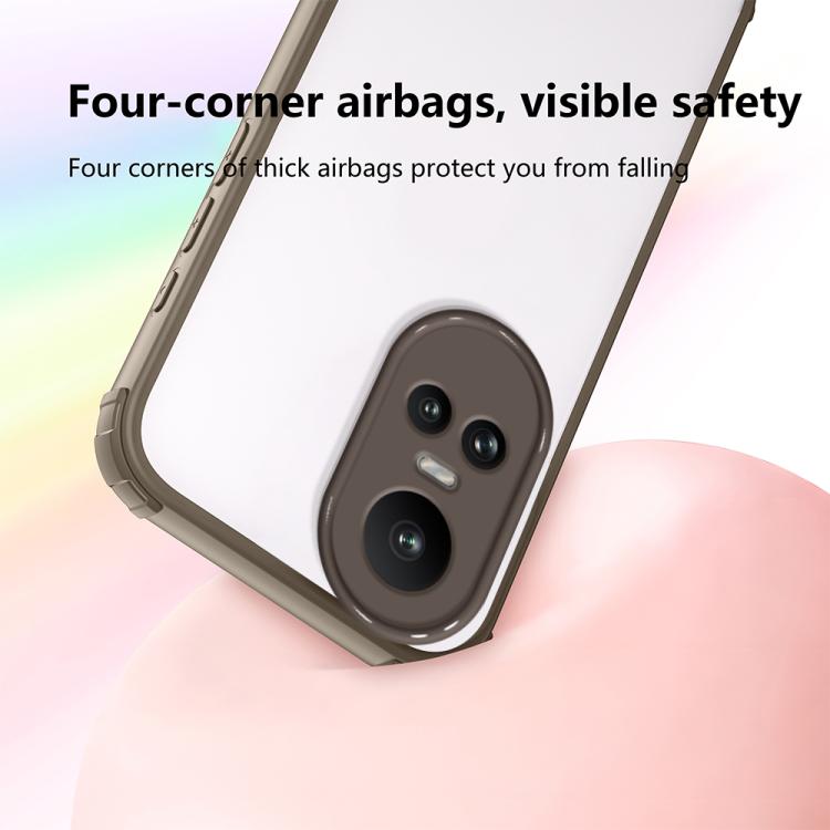 For OPPO Reno10 / Reno10 Pro Global Four Corners Shield Shockproof TPU Hybrid PC Phone Case