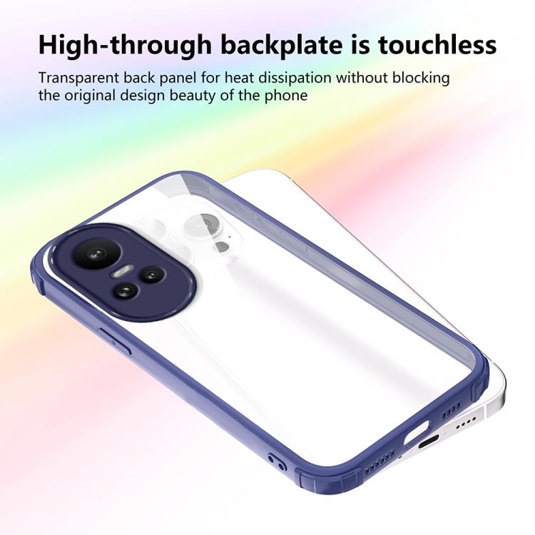 For OPPO Reno10 / Reno10 Pro Global Four Corners Shield Shockproof TPU Hybrid PC Phone Case
