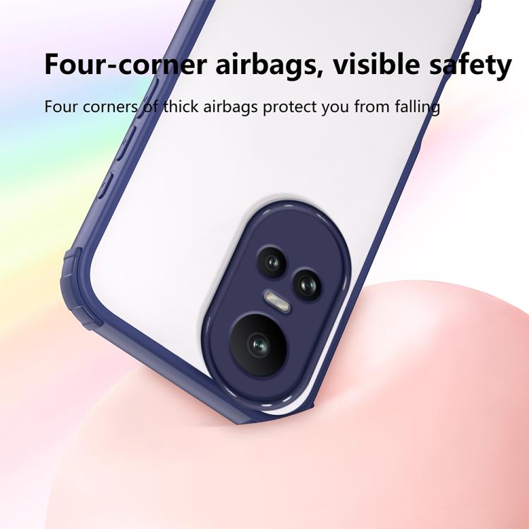 For OPPO Reno10 / Reno10 Pro Global Four Corners Shield Shockproof TPU Hybrid PC Phone Case
