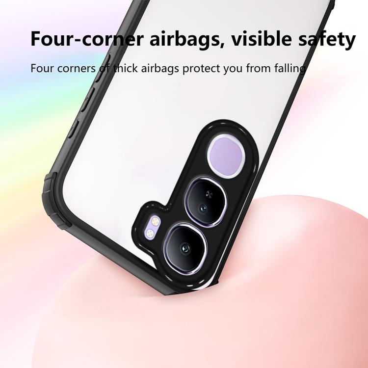 For vivo Y31 5G / Y21d 4G Four Corners Shield Shockproof TPU Hybrid PC Phone Case