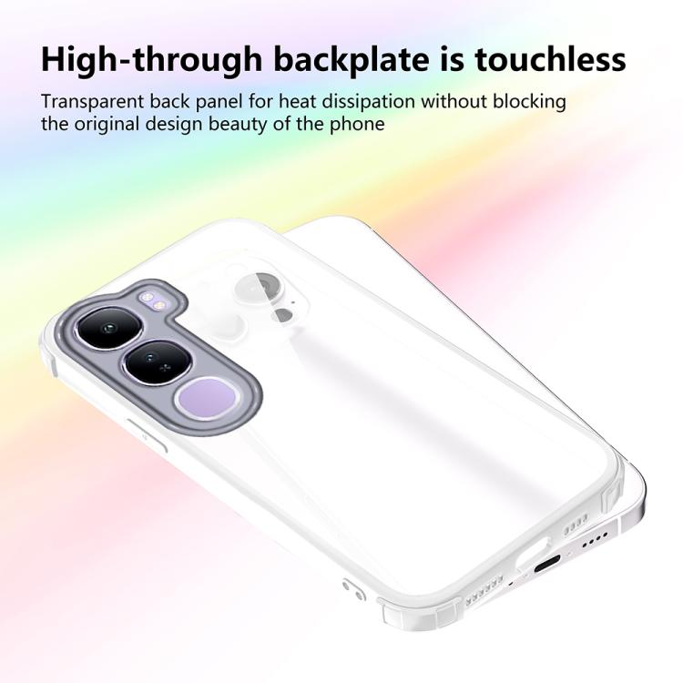 For vivo Y31 5G / Y21d 4G Four Corners Shield Shockproof TPU Hybrid PC Phone Case