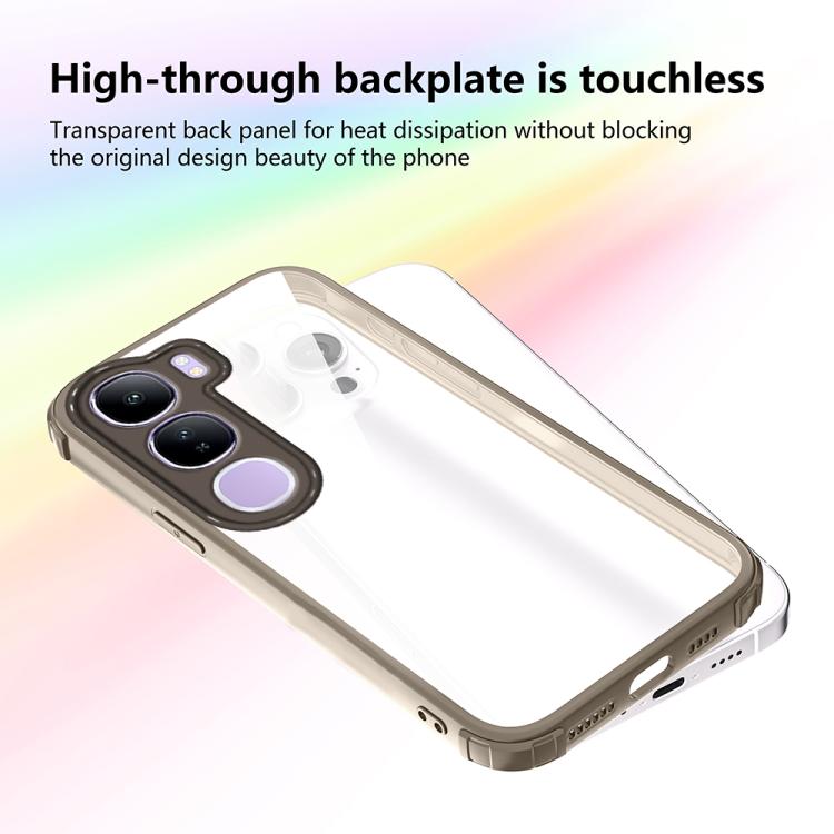 For vivo Y31 5G / Y21d 4G Four Corners Shield Shockproof TPU Hybrid PC Phone Case