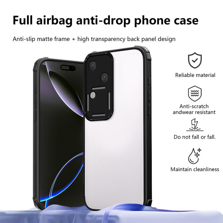 For vivo S18 / S18 Pro Four Corners Shield Shockproof TPU Hybrid PC Phone Case