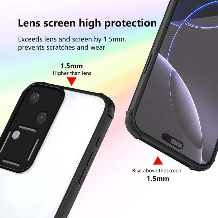 For vivo S18 / S18 Pro Four Corners Shield Shockproof TPU Hybrid PC Phone Case