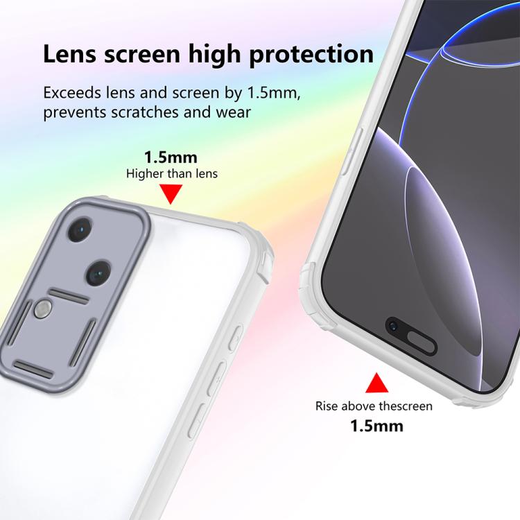 For vivo S18 / S18 Pro Four Corners Shield Shockproof TPU Hybrid PC Phone Case