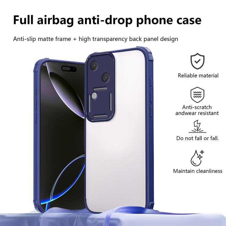For vivo S18 / S18 Pro Four Corners Shield Shockproof TPU Hybrid PC Phone Case
