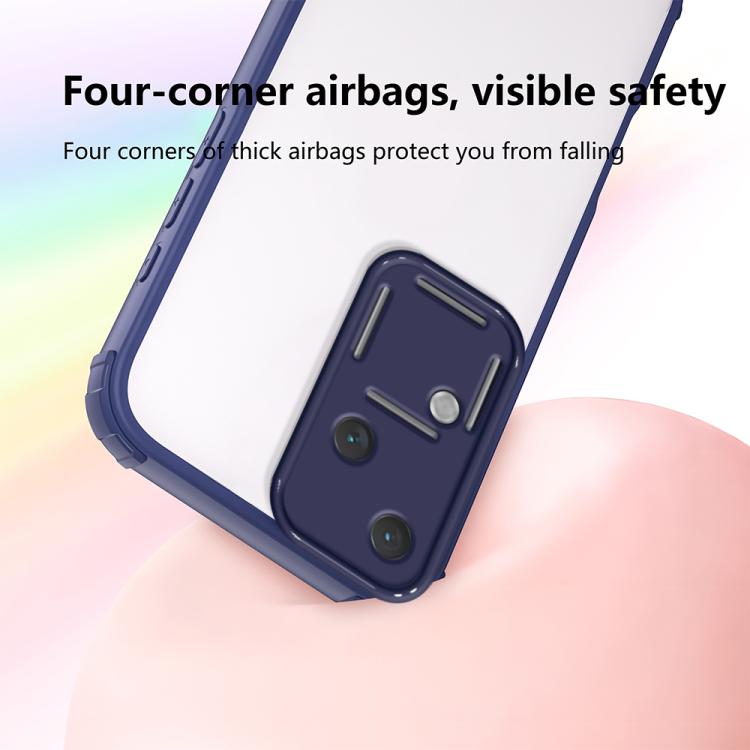 For vivo S18 / S18 Pro Four Corners Shield Shockproof TPU Hybrid PC Phone Case