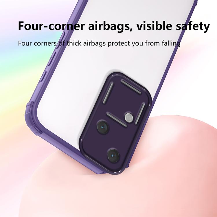 For vivo S18 / S18 Pro Four Corners Shield Shockproof TPU Hybrid PC Phone Case
