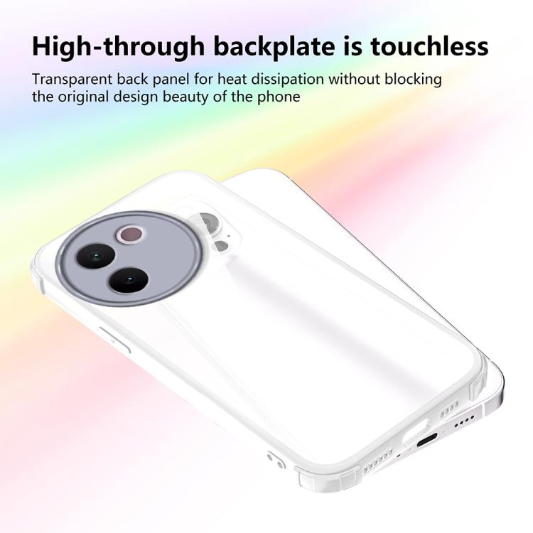 For vivo V30e Four Corners Shield Shockproof TPU Hybrid PC Phone Case