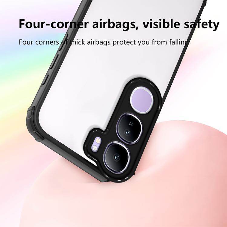 For vivo V40 Lite IDN / Y300 5G Four Corners Shield Shockproof TPU Hybrid PC Phone Case