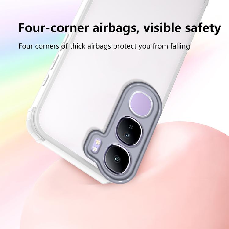 For vivo V40 Lite IDN / Y300 5G Four Corners Shield Shockproof TPU Hybrid PC Phone Case