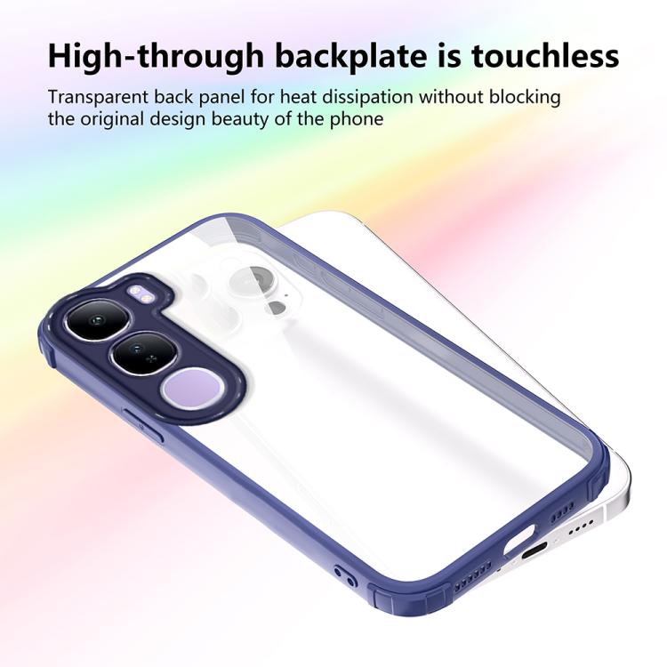 For vivo V40 Lite IDN / Y300 5G Four Corners Shield Shockproof TPU Hybrid PC Phone Case