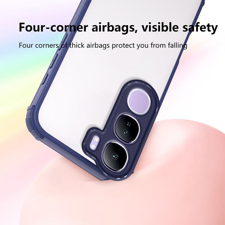 For vivo V40 Lite IDN / Y300 5G Four Corners Shield Shockproof TPU Hybrid PC Phone Case