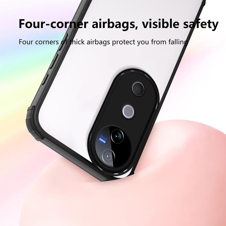 For vivo V40 / V40 Pro 5G Four Corners Shield Shockproof TPU Hybrid PC Phone Case