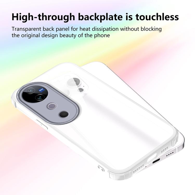 For vivo V40 / V40 Pro 5G Four Corners Shield Shockproof TPU Hybrid PC Phone Case