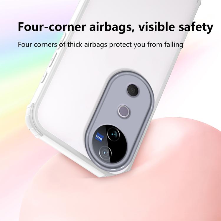 For vivo V40 / V40 Pro 5G Four Corners Shield Shockproof TPU Hybrid PC Phone Case